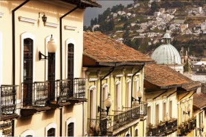 Casas de estilo colonial en Quito