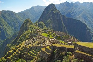 Vista panorámica de la Ciudadela Sagrada de Machu Picchu