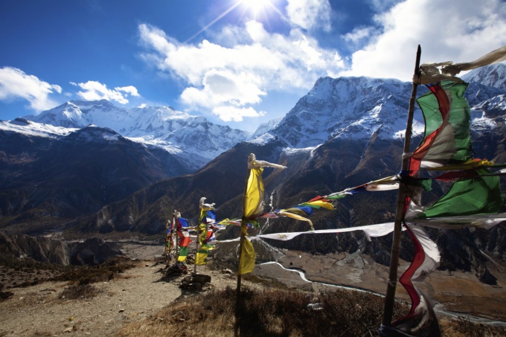 Ruta de Annapurna, en los Himalayas