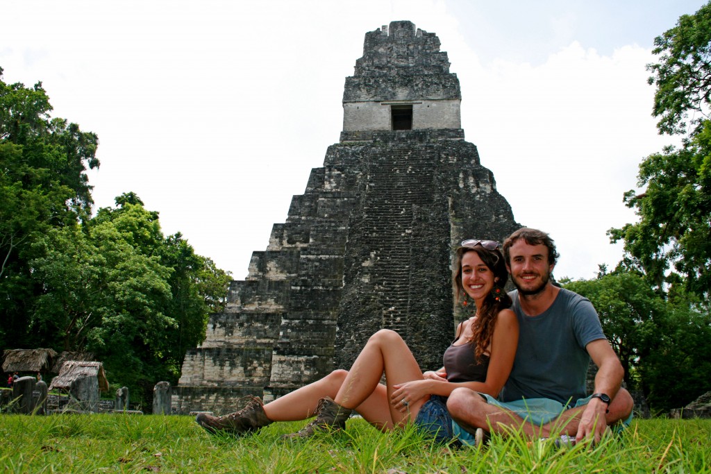 Viajera Faro en Tikal, Guatemala