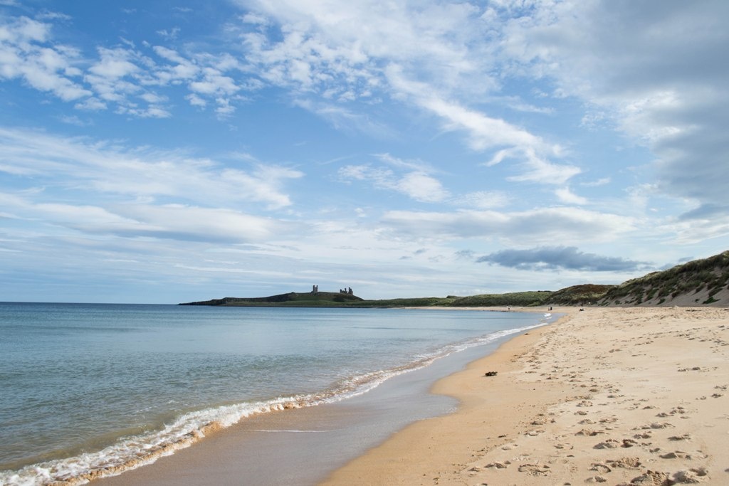 Playa en Northumberland