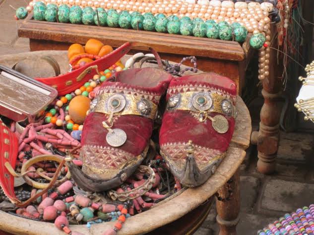 Zapatos típicos marroquíes