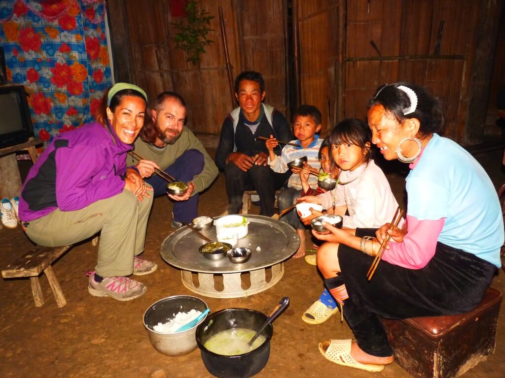 Casa de una familia Hmong