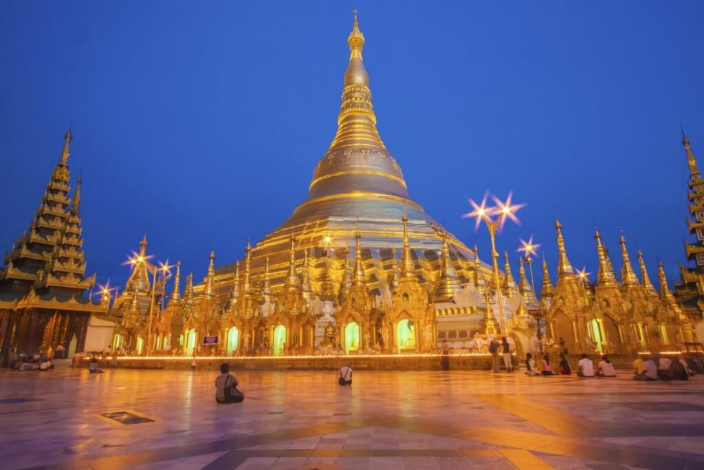 Templo en Myanmar