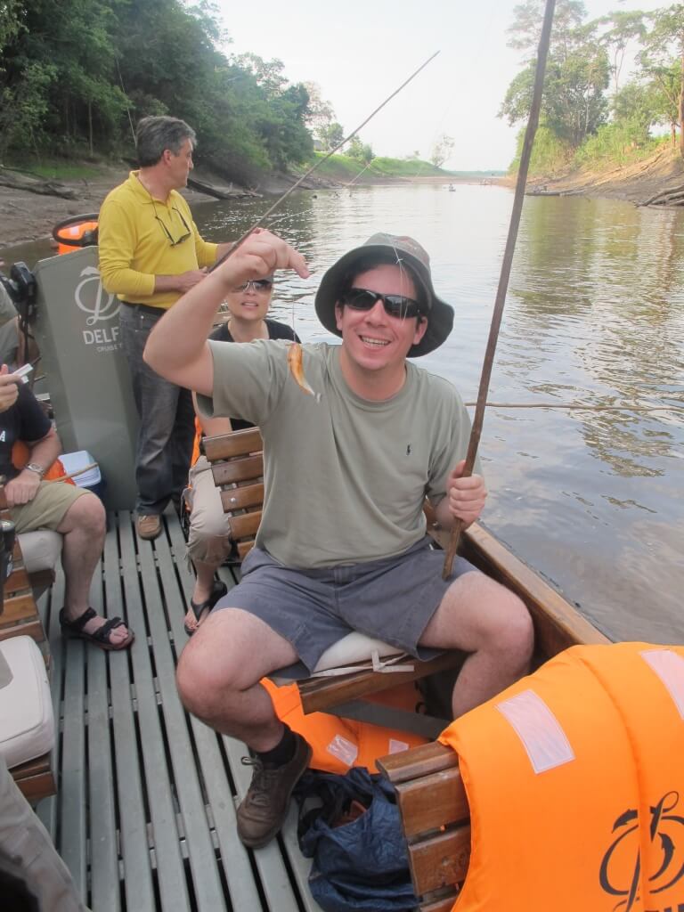 Pesca en el Amazonas