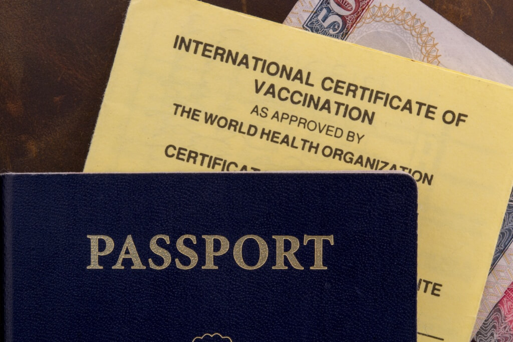 Pasaporte y certificado de vacunación