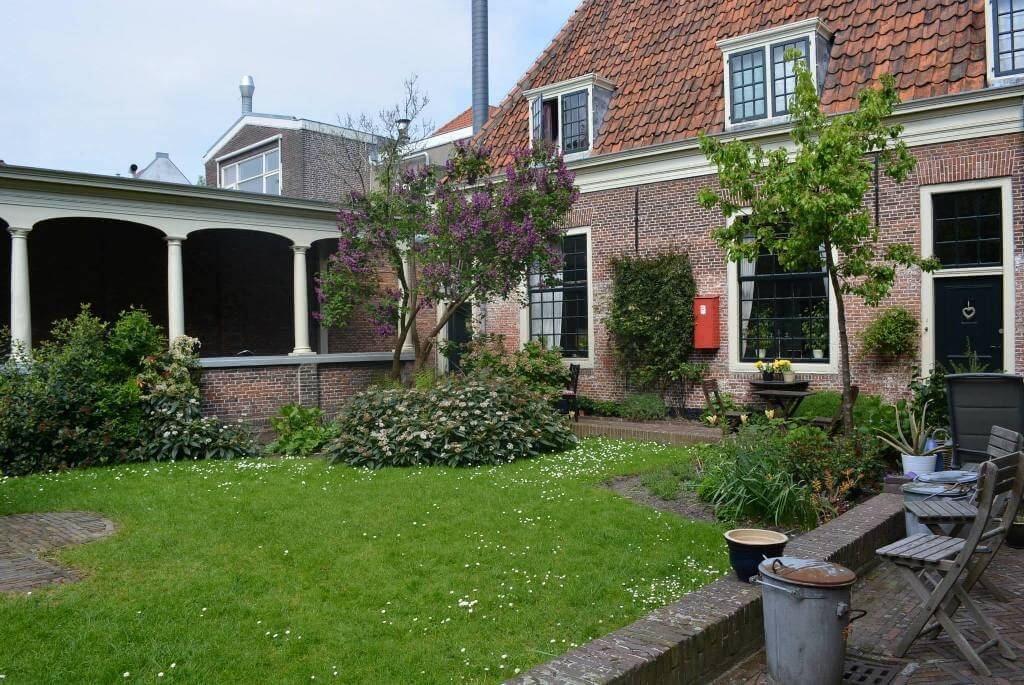 Jardín secreto en Leiden