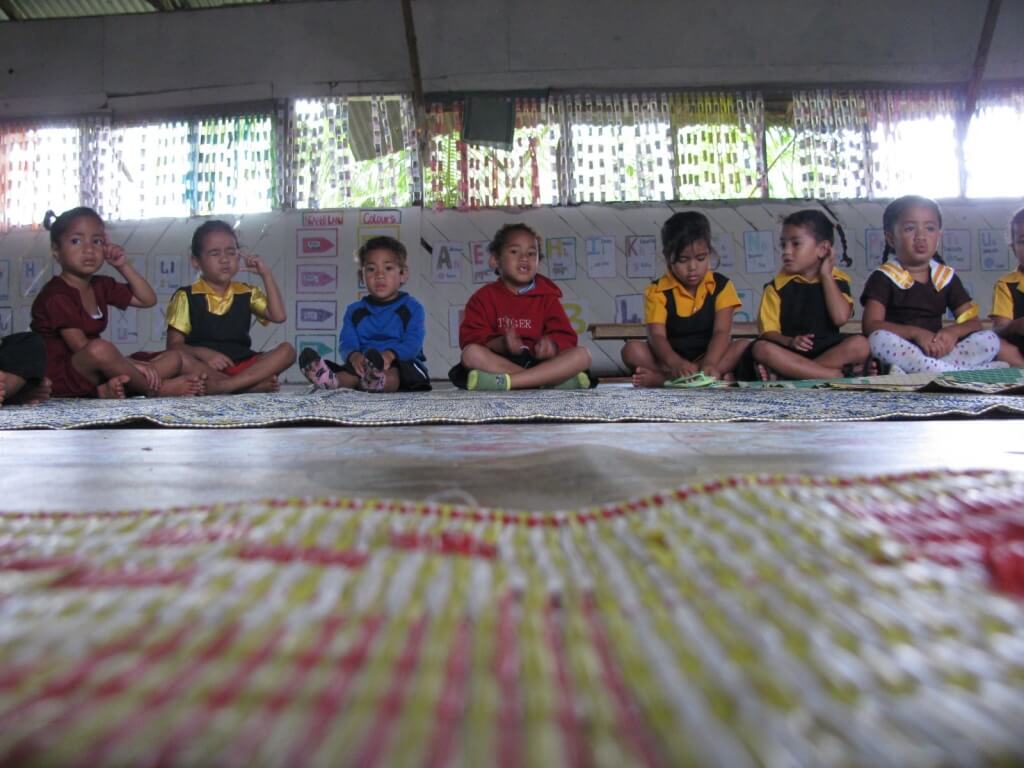 Jardín infantil en Tonga