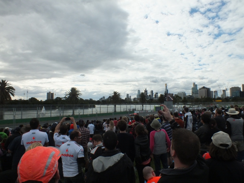 Público de la Fórmula 1 en Melbourne