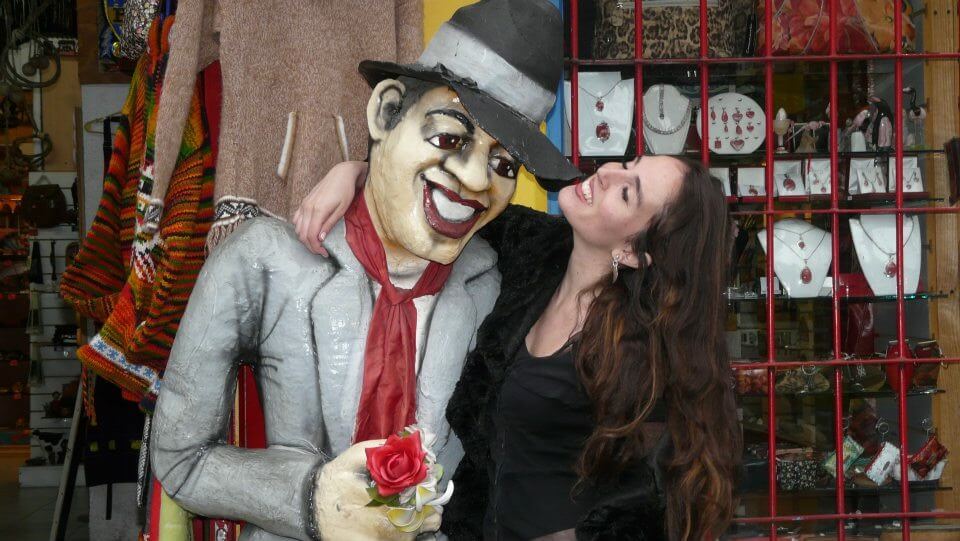 Estatua de Carlos Gardel en La Boca