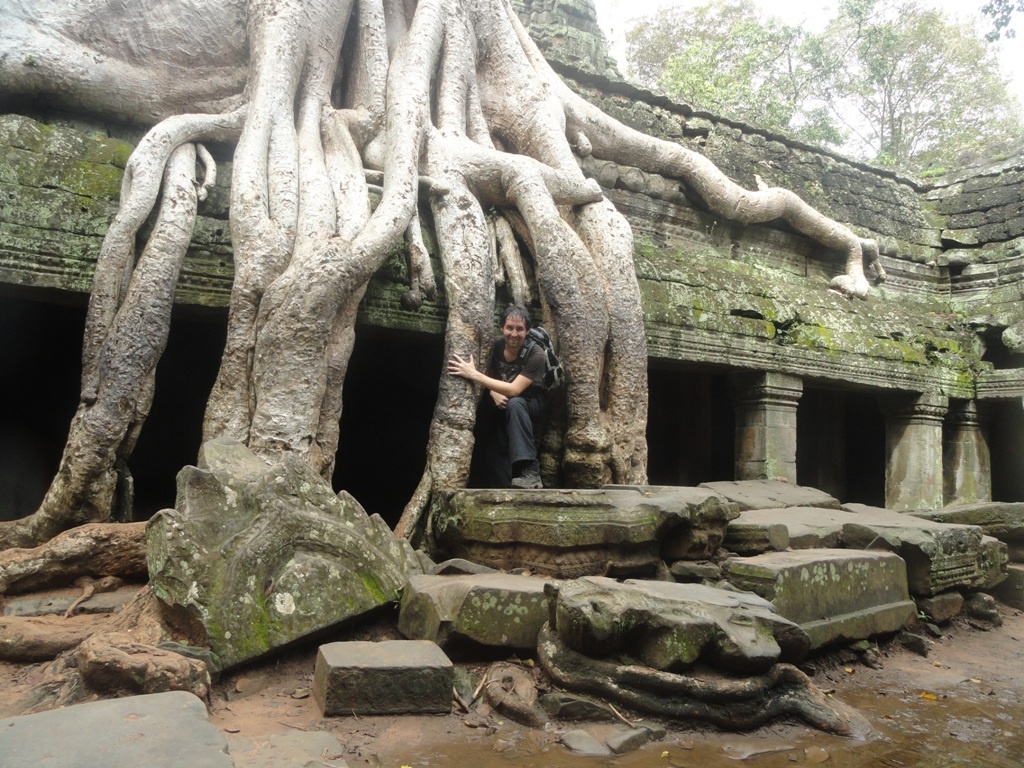 Raíces de un árbol en Angkor