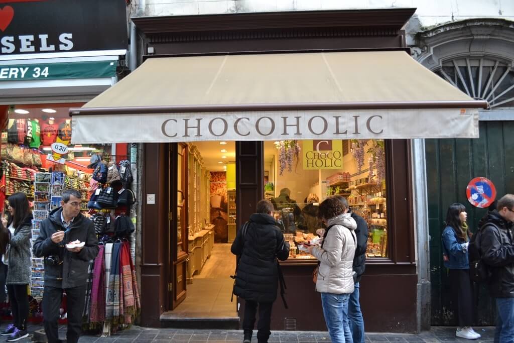 Chocolates en Bruselas, Bélgica