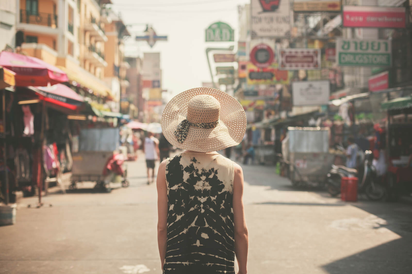 Mujer en Bangkok