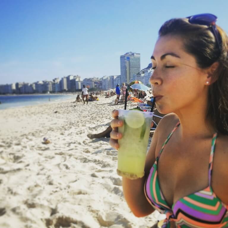 Caipiriña en Copacabana, Río de Janeiro, Brasil