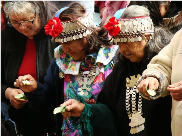 Ceremonia mapuche, Chile