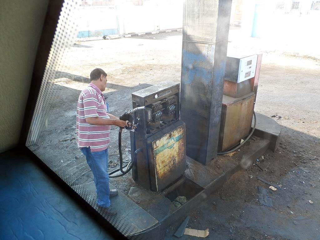 Bomba de bencina en Egipto