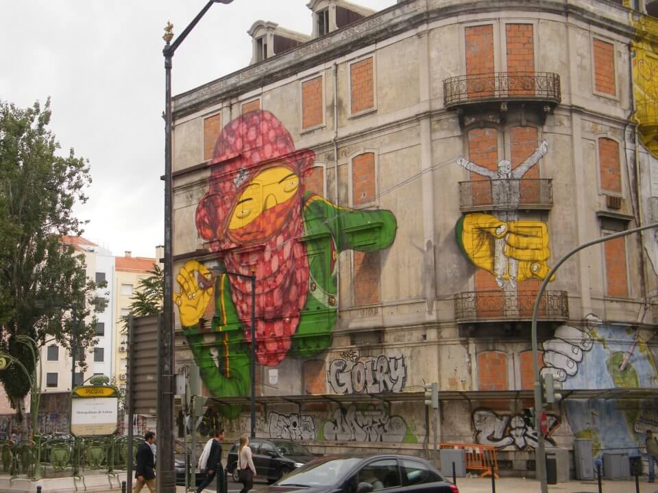 Graffiti en Lisboa, Portugal