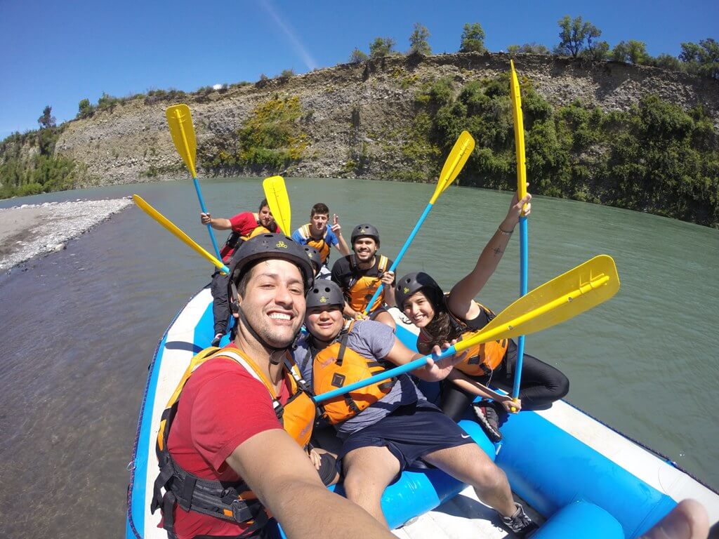 Rafting en el río Ñuble, Chile