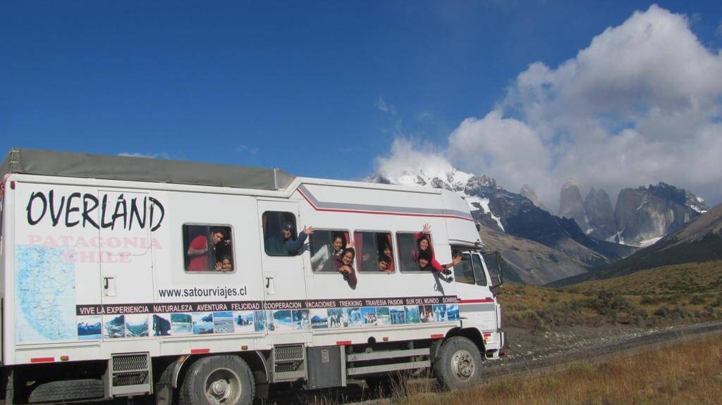 Overland en Torres del Paine, Chile