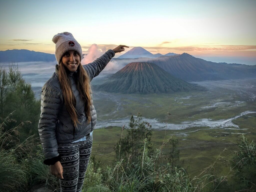 Atardecer en el volcán Bromo, Java, Indonesia