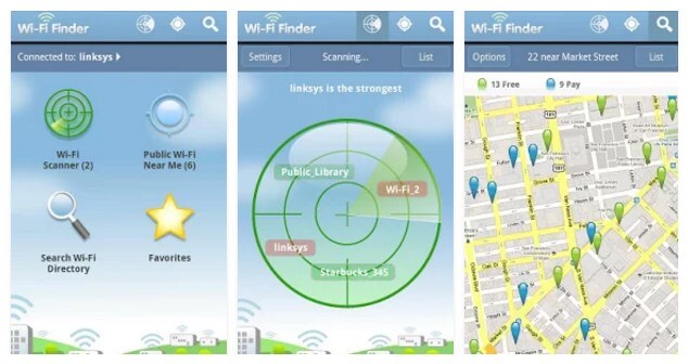 WiFi Finder app