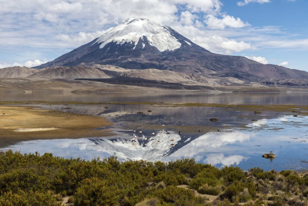 Lago Chungará, Parque Nacional Lauca, Chile