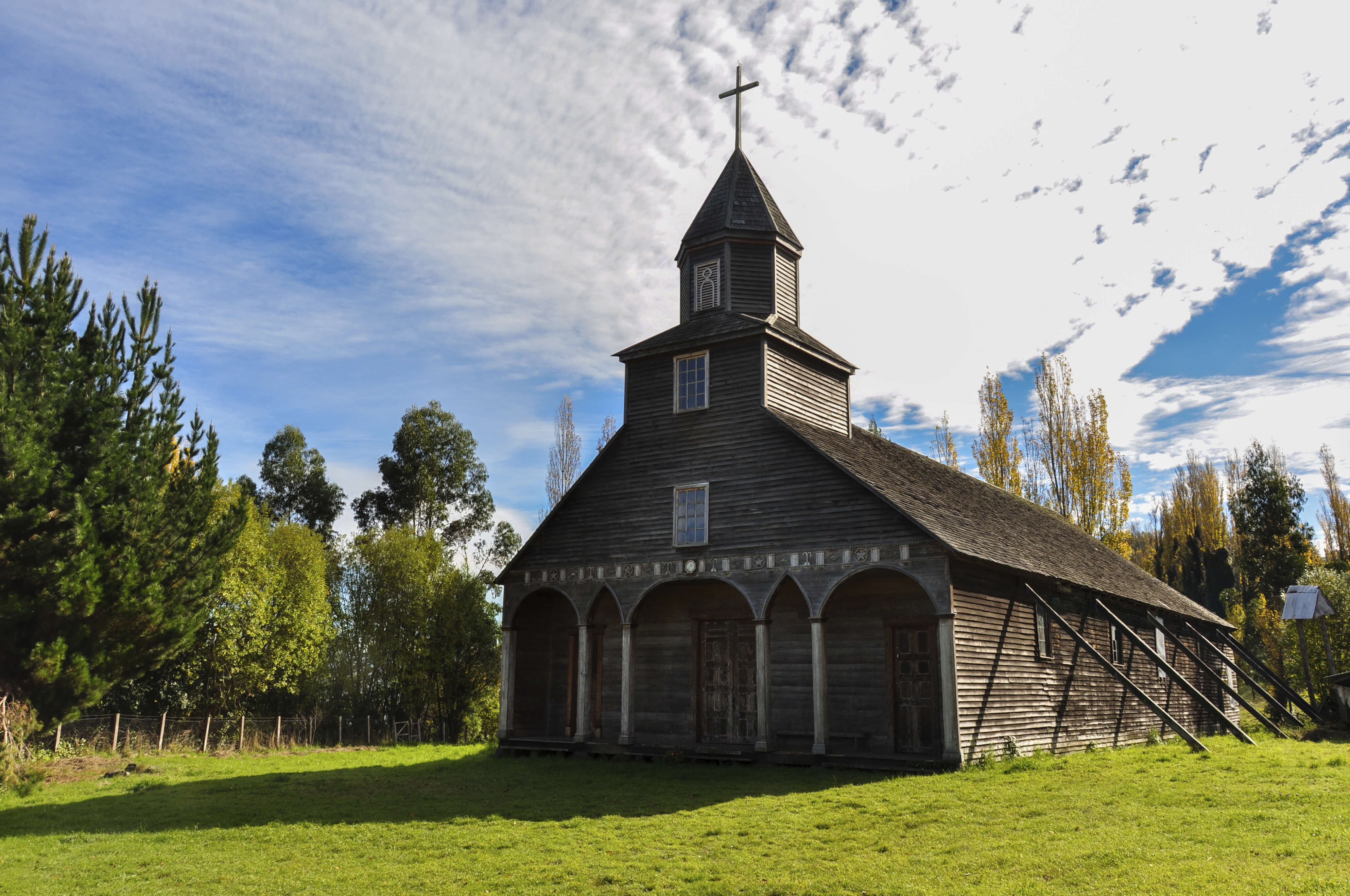 Iglesia en Chiloé, Chile