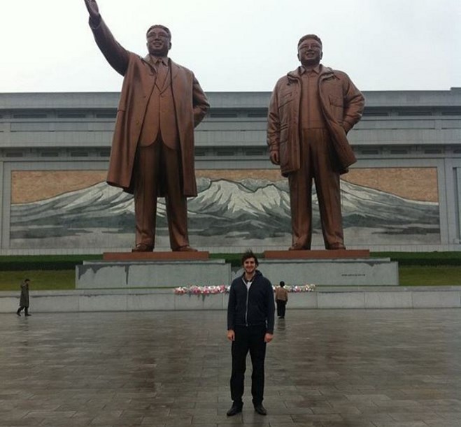 James Asquith en Corea del Norte