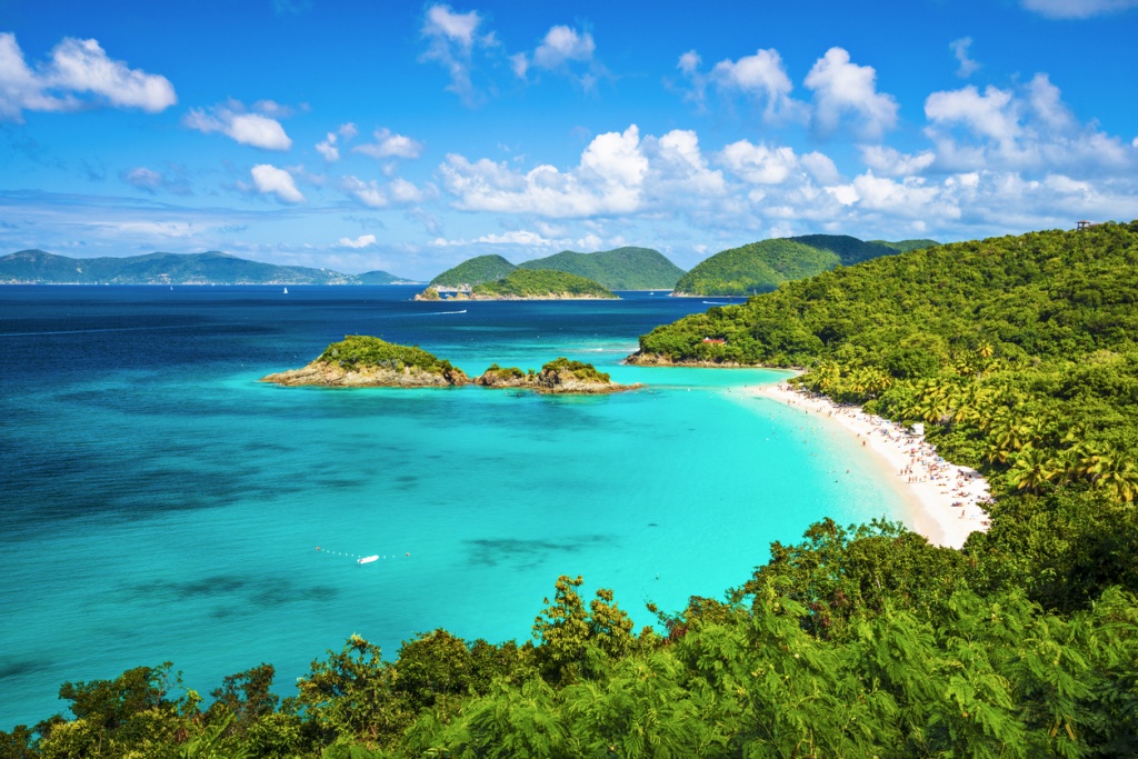 Trunk Bay, St John, Islas Vírgenes USA