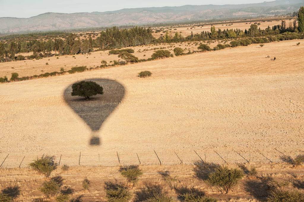Vuelo en globo en el valle de Colchagua - Sueños Viajeros