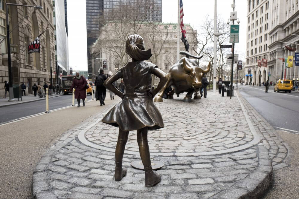 The Fearless Girl, New York USA