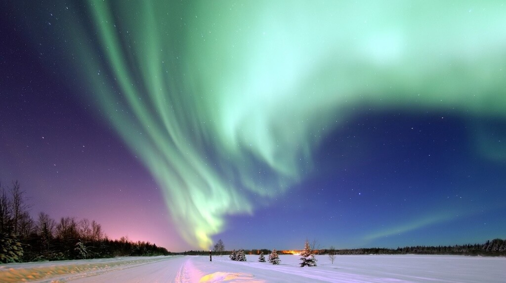 Aurora boreal, Alaska, Estados Unidos