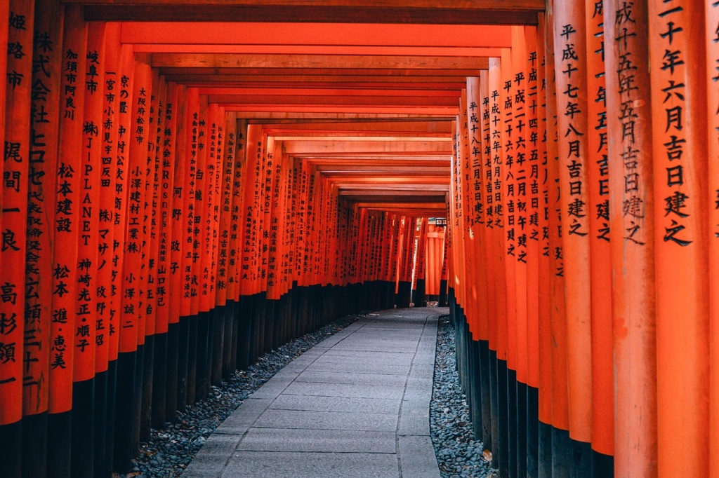 Santuario Fushimi Inari, Kyoto, Japón