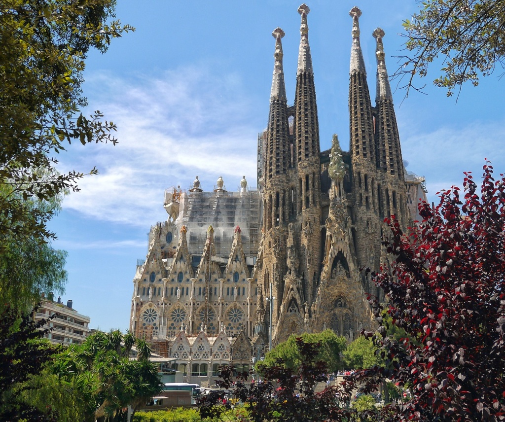 Basílica de la Sagrada Familia, Barcelona, España