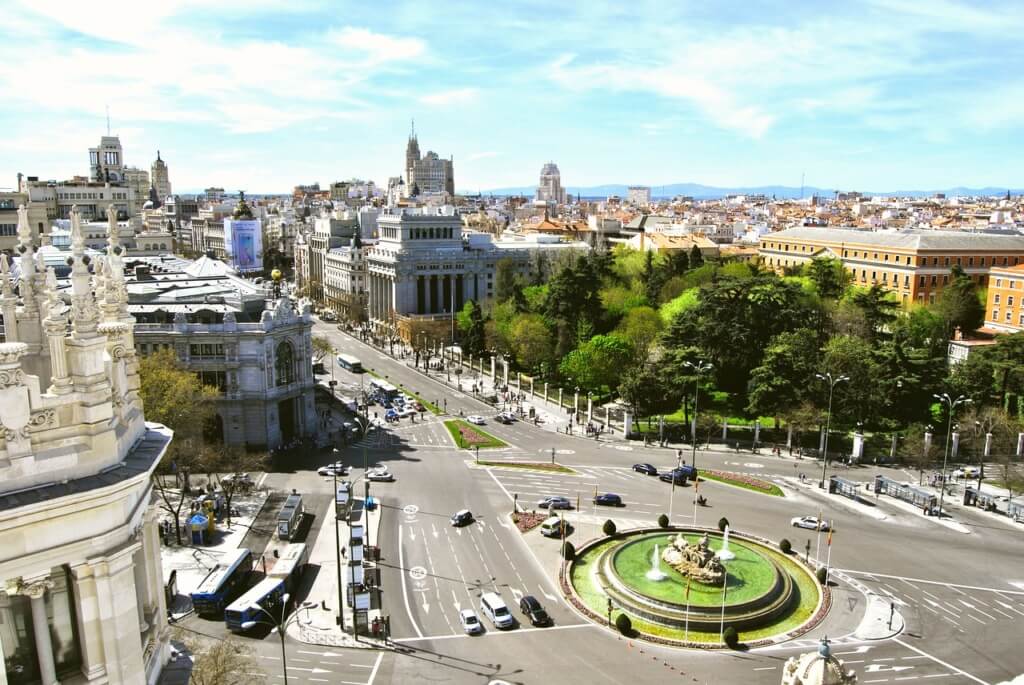 Fuente de Cibeles, Madrid, España