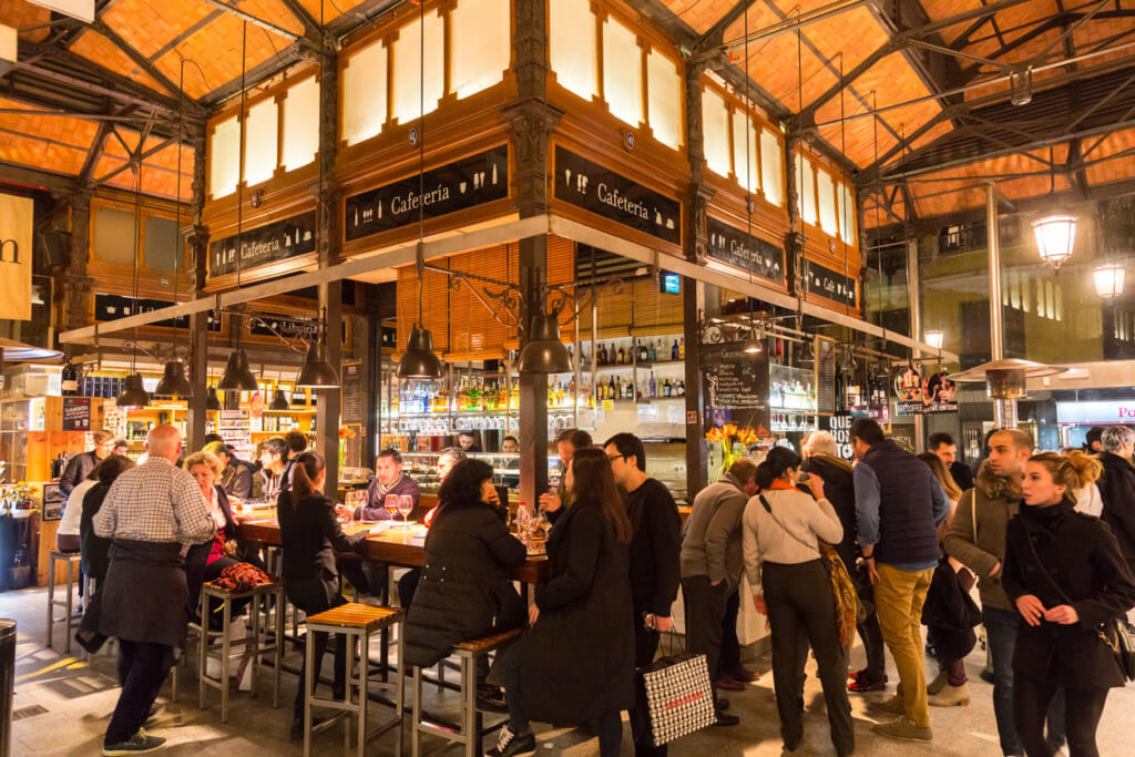 Mercado de San Miguel, Madrid, España