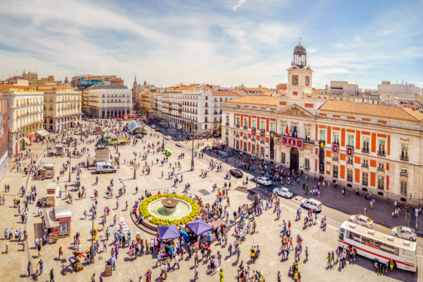 Puerta del Sol, Madrid, España