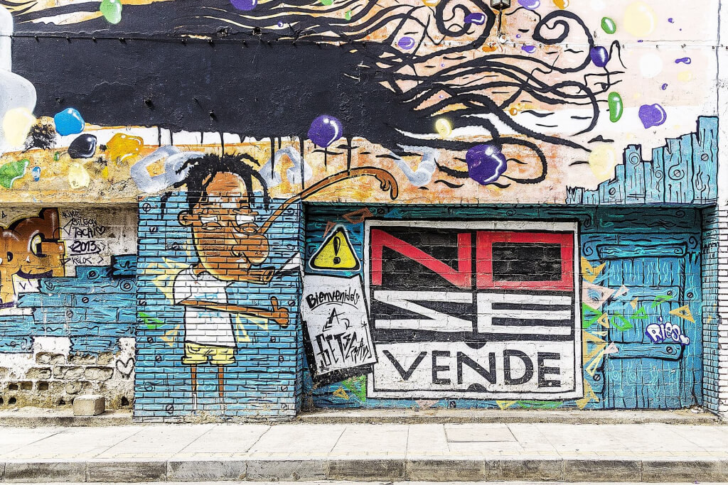 Arte urbano en Cartagena de Indias, Colombia - Sueños Viajeros